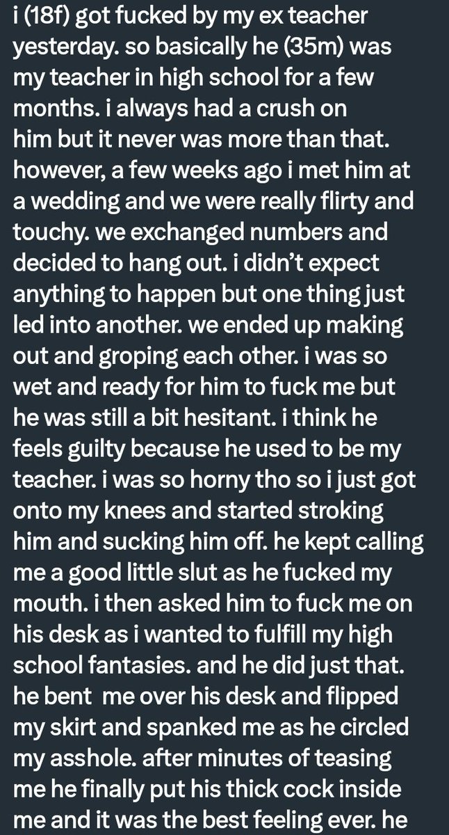 Pervconfession On Twitter She Fucked Her Ex Teacher