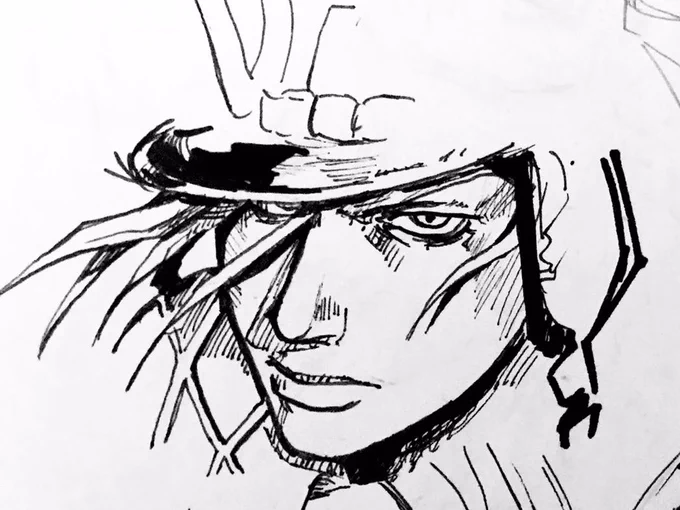 #朝活ボールペン1発描き 