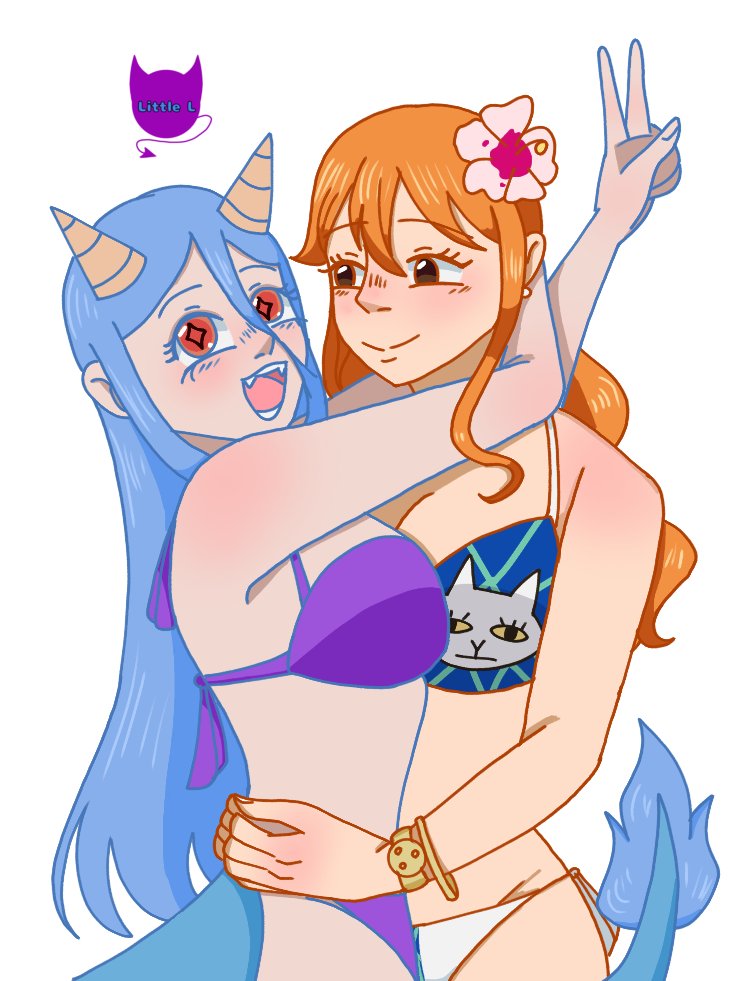 LittleL1202's tweet photo. Yuna x Nami 😈 muajajaja
.
.
.
.
#nami #namionepiece #ONEPIECE #Onepiecefanart #onepiecefc #ship #fancharacter #personajeoriginal #originalcharacter #dibujodigital #dibujo #digitaldrawing #draw https://t.co/SMI2kpyfEI