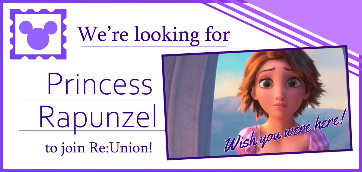 connect_reunion's tweet photo. We're looking for a Rapunzel roleplayer to join RE:Union!
#kh #khrp #kingdomhearts #roleplay #disney #disneyrp #Rapunzel #tangledrp https://t.co/KPCJJJl7TE