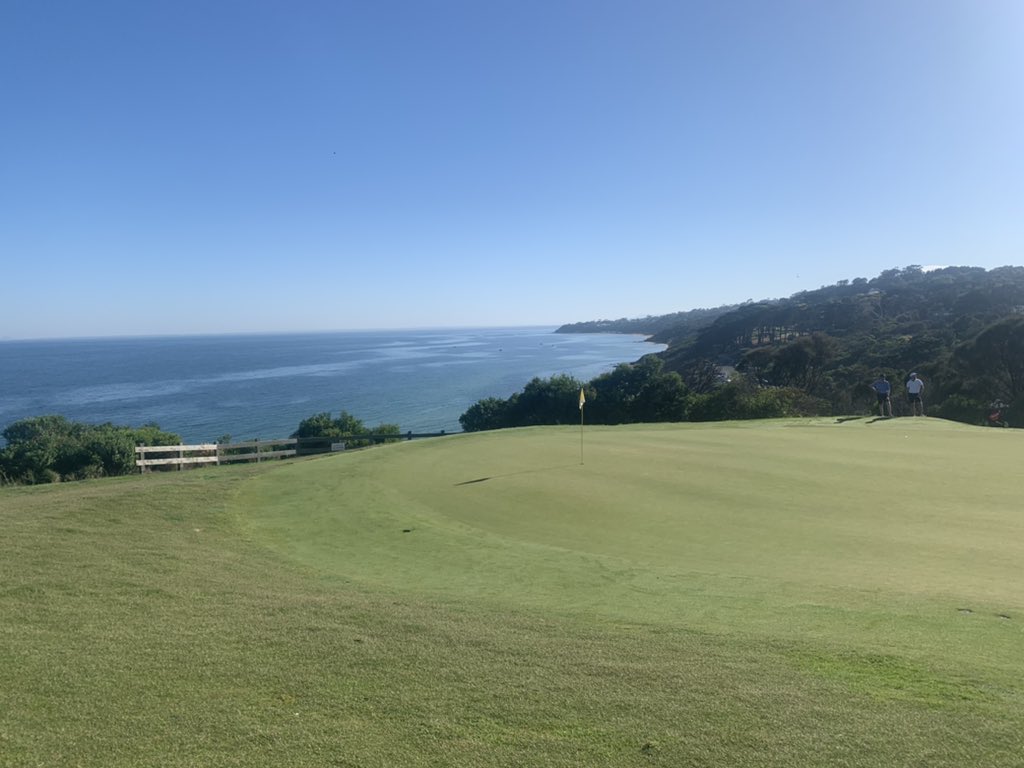Round 3 men’s pennant. Delightful day for good golf