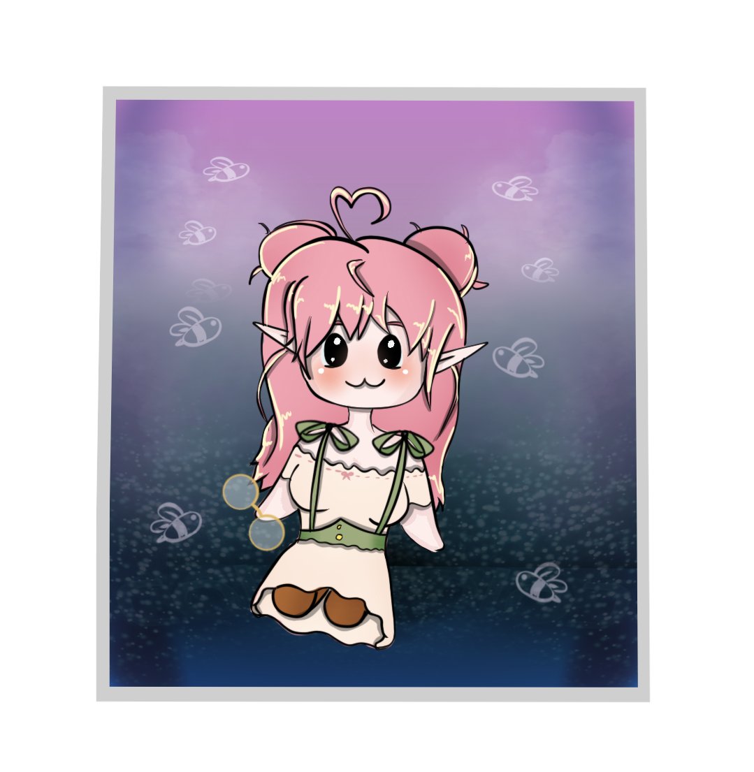 LiraBeeArt's tweet image. Here is a chibi Mimlaria doll to celebrate her reaching 500 on twitch✨!!!! Congrats ❤️❤️

#mimart #fanart #VtuberSupport