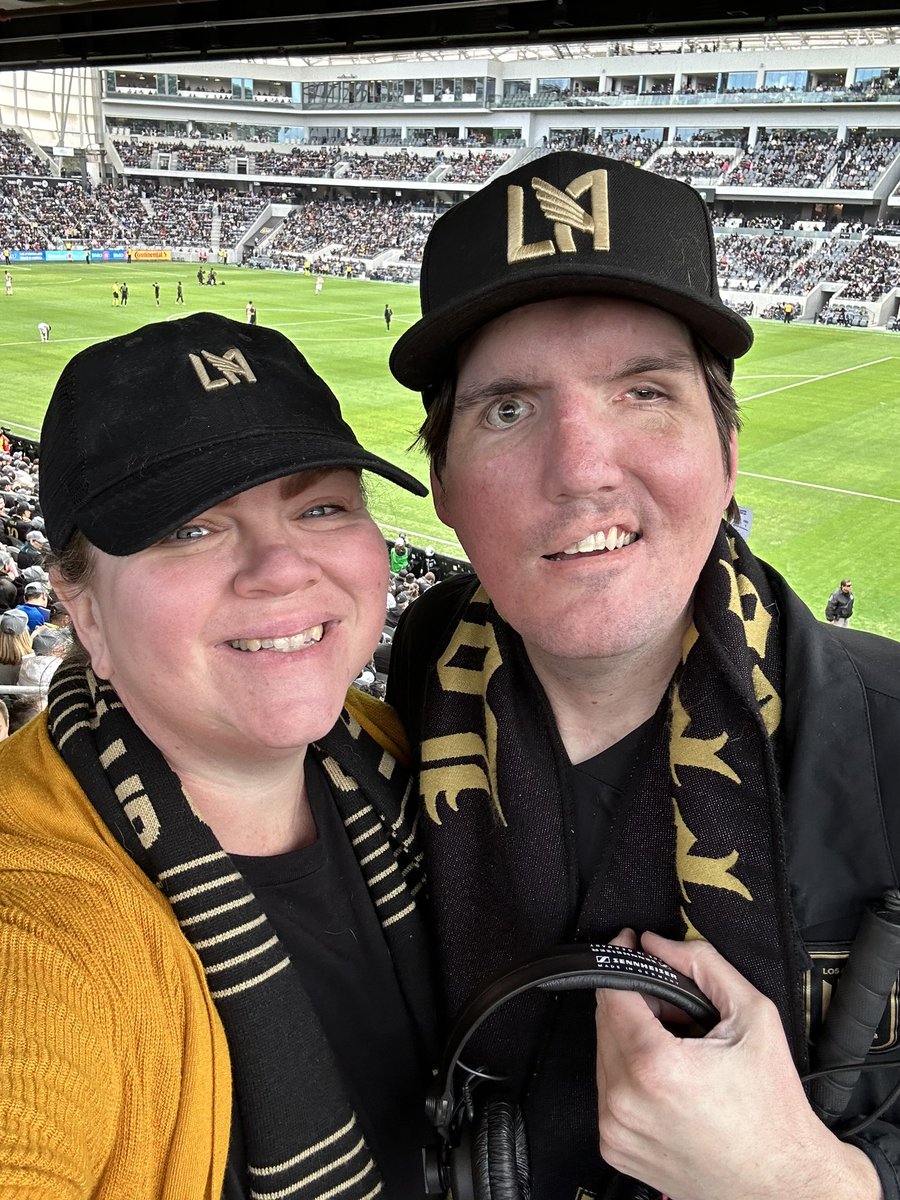 So good to be back! Sounding great @TalkSoccer and @iamMarioRuiz You guys are the best! 🖤💛 @lafc #lafc #MLSisBack