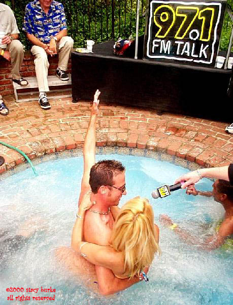 StacyBurke's tweet photo. HAPPY BIRTHDAY @Dino101! via @GaryandDino @TomLeykis #3rdManMilitia #TalkRadio #KLSX - Can`t find the pic of me spanking your ass, so this of you getting Baptized will have to do! https://t.co/DUDrySixxt