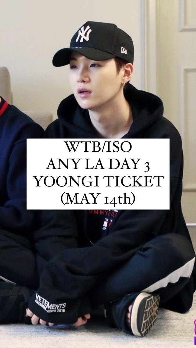 jkification's tweet photo. WTB/ISO
looking to buy any seat for yoongi's LA day 3 date, may 14th. pls no platinum prices, i'd like to only pay face value
<3333333 🥹
#yoongisale #yoongiwtt #yoongiwtb #yoongiwts #btstrade #btswtb #btswtt #bts #wttbts #tradebts #tradingbts #btstrading #btswtb https://t.co/T3rioNVhNf