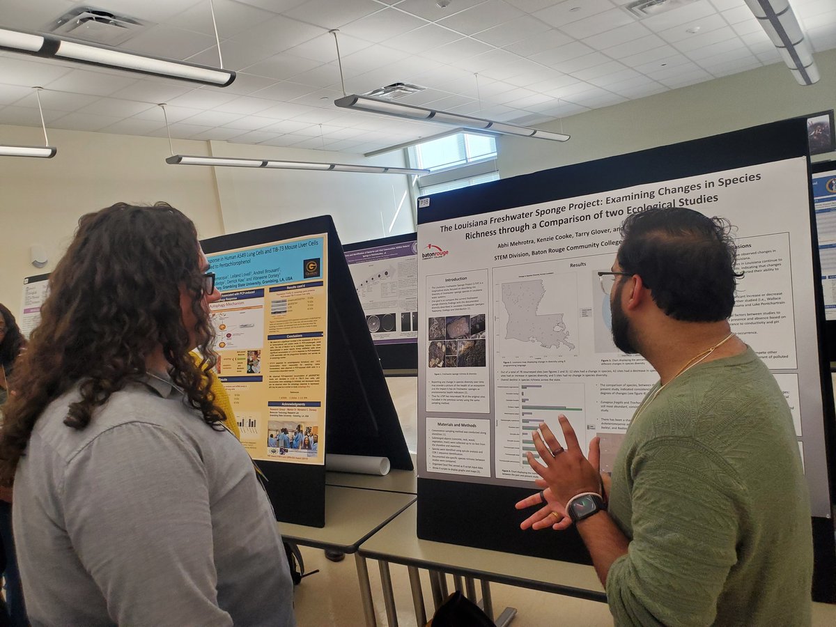 laspongehunters's tweet photo. Congratulations to my students who presented their Sponge research at the Louisiana Academy of Science Conference today!
#spongeresearch
#freshwatersponges
#spongehunters
https://t.co/OSjOEdLG8L https://t.co/xXPN7R6rqg