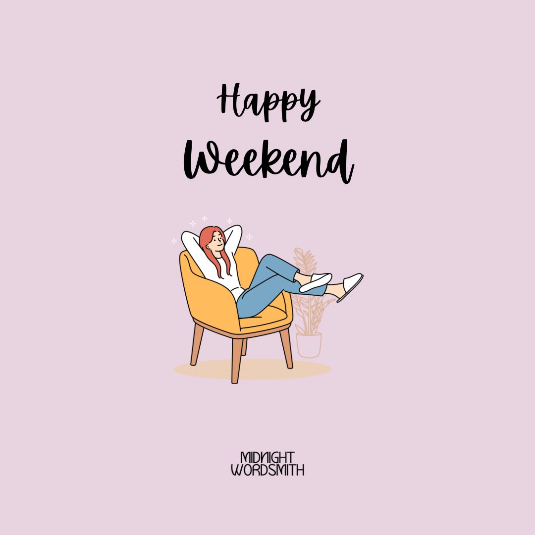MidWordsmith's tweet photo. Detach yourself from your work and get ready for the start of the weekend!

Wishing you a wonderful weekend!

#friyay #tgif #weekendmood #midnightwordsmith https://t.co/xh0FOsPscU