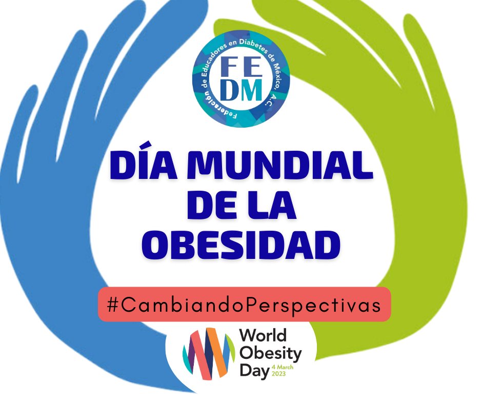 Un manejo serio y adecuado de la obesidad requiere de un #CambioDePerspectivas donde todos jugamos un papel importante y podemos construir soluciones juntos, con un marco de respeto y libre de estigmatización.

#WOD2023 #cambiandoperspectivas