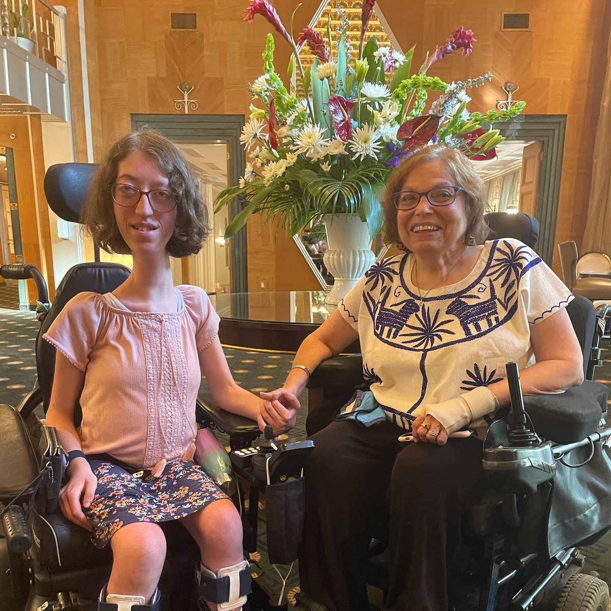NaomiHess17's tweet photo. I’m devastated to hear of the passing of Judy Heumann. She made the world a better place with her relentless fight for disability rights. I feel so lucky that I got to meet my hero and that she took on a mentoring role the past few years. May her memory be a blessing 😔 https://t.co/QzMMVFHIhc