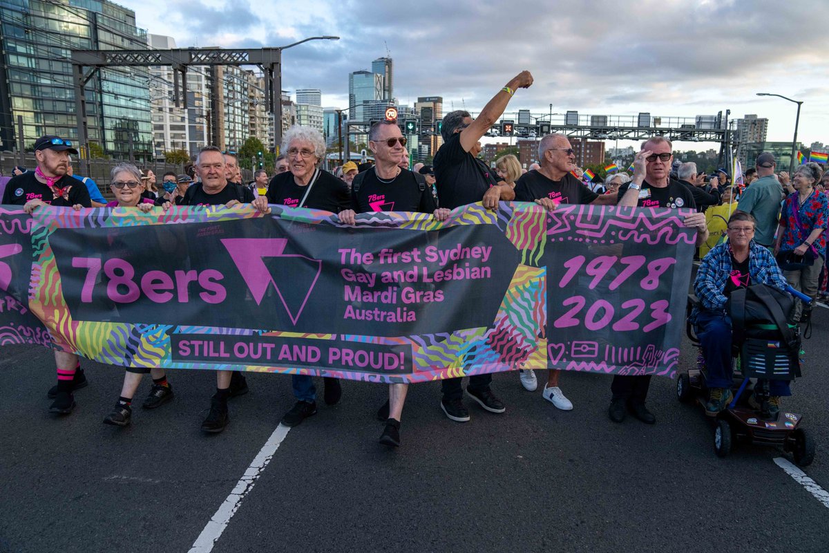 SenatorWong's tweet photo. A special moment walking alongside @AlboMP and Sophie at the @SydWorldPride march this morning.

For those who fought before us and for those who will follow.

Happy World Pride. https://t.co/3WY47s967D