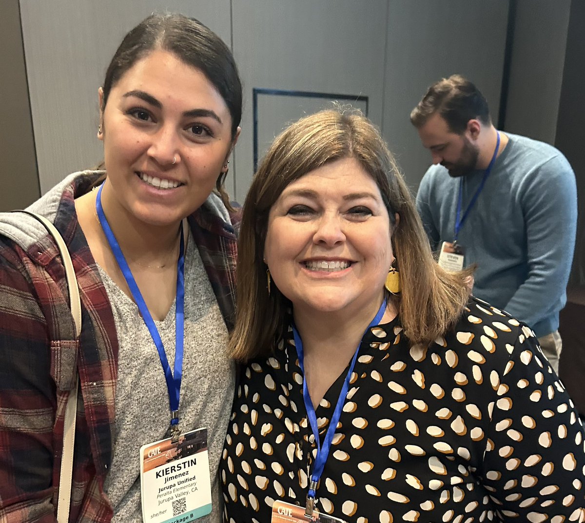 hamilton_bunch's tweet photo. A great time at our @CATE_California conference this weekend! The best part? Having my college friend’s daughter in my session! The next generation! ❤️ #cate23 https://t.co/ICa8oLAajy