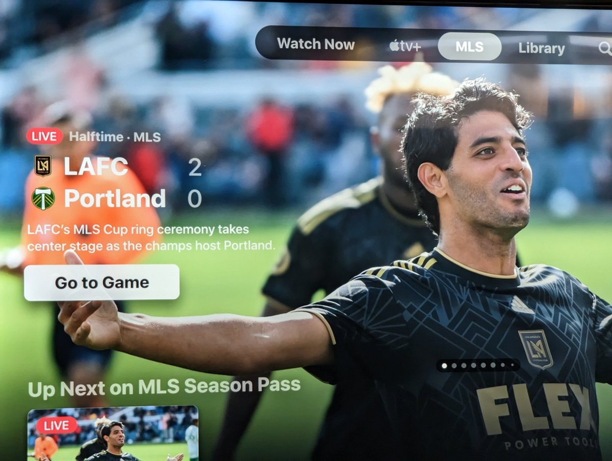 JesseStratton's tweet image. .@AppleTV and .@MLS if you're going to have the option to hide scores, please have it also control your "hero" widget at the top of the MLS tab. I can't open the app without seeing the "hero" widget so the preference in settings isn't of much use.