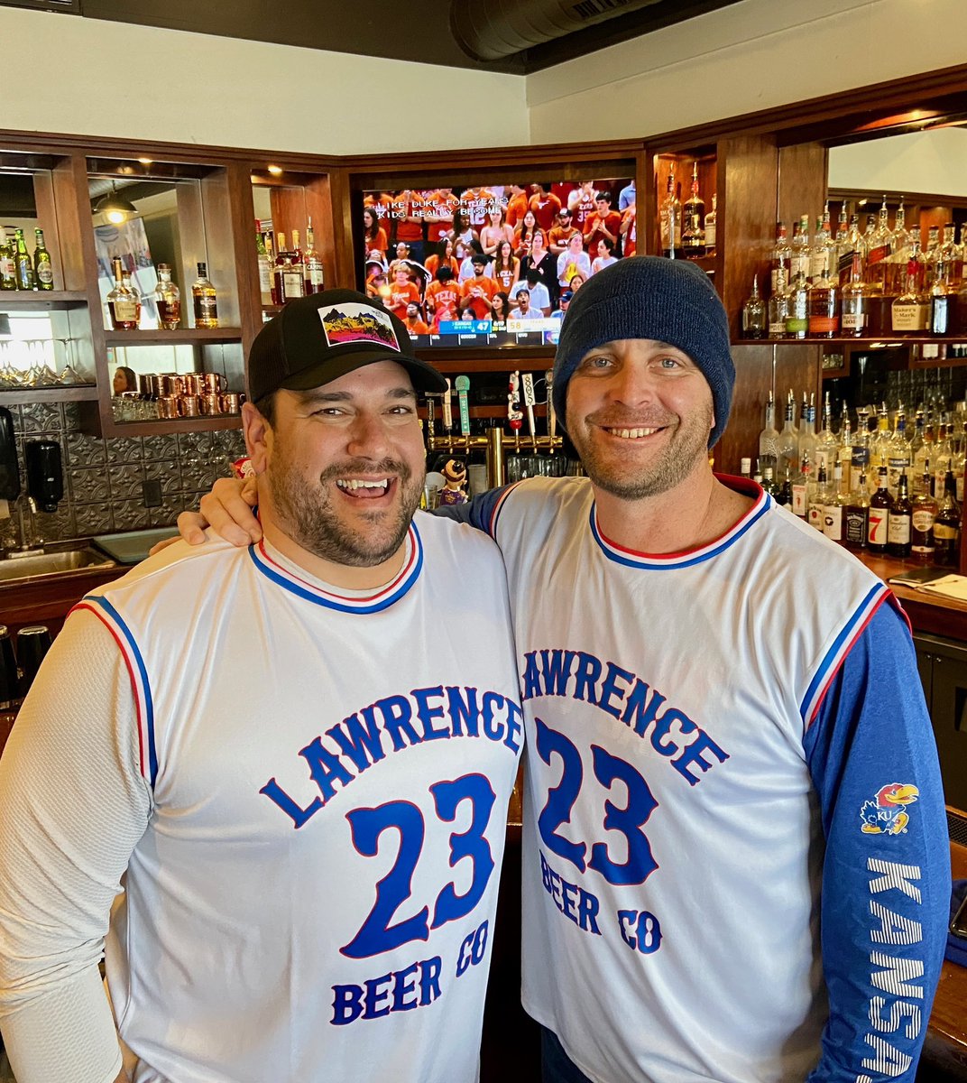 dannylewis78's tweet photo. Your former #kufball teammate/roommates 40th &amp; a Blizzard in Tahoe?  Throw on your @drinklbc jersey and watch some BB!!! https://t.co/IZhy6orWYc