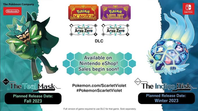 Flame_CA's tweet photo. GIVEAWAY BRUVS!

Giving away a copy of the Pokemon Scarlet &amp; Violet DLC! 

- Follow👍
-Like &amp; Retweet♥️
-Comment or GIF your favorite Pokemon🔥

Winner will be announced in 1 WEEK March 11th Goodluck!  #PokemonViolet #PokemonScarlet https://t.co/7U09CC6Bgs