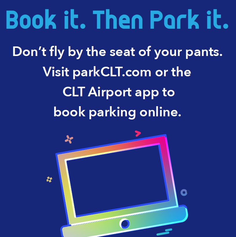 CLTAirport's tweet photo. Reminder: You can now book the Express Deck Self-Park (formerly known as Express Deck 2) online only for arrivals beginning March 23. Customers can reserve parking by visiting https://t.co/EIAJINJqsO or the CLT Airport app. #PrepareToFly
Read More: https://t.co/D8bsGT6Xnf https://t.co/5STRb6F8Kj