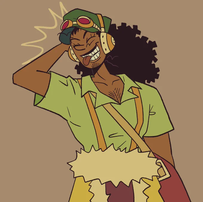 last year when i spent half the year drawing usopp  