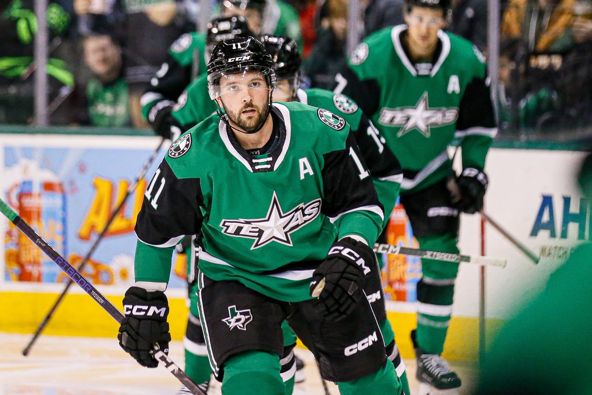TexasStars's tweet photo. Amidst all the fun last night, Riley Barber scored his 25th and 26th goals of the season! Way to go, Barbs! 👏🏼 https://t.co/PzuEfWK8xA