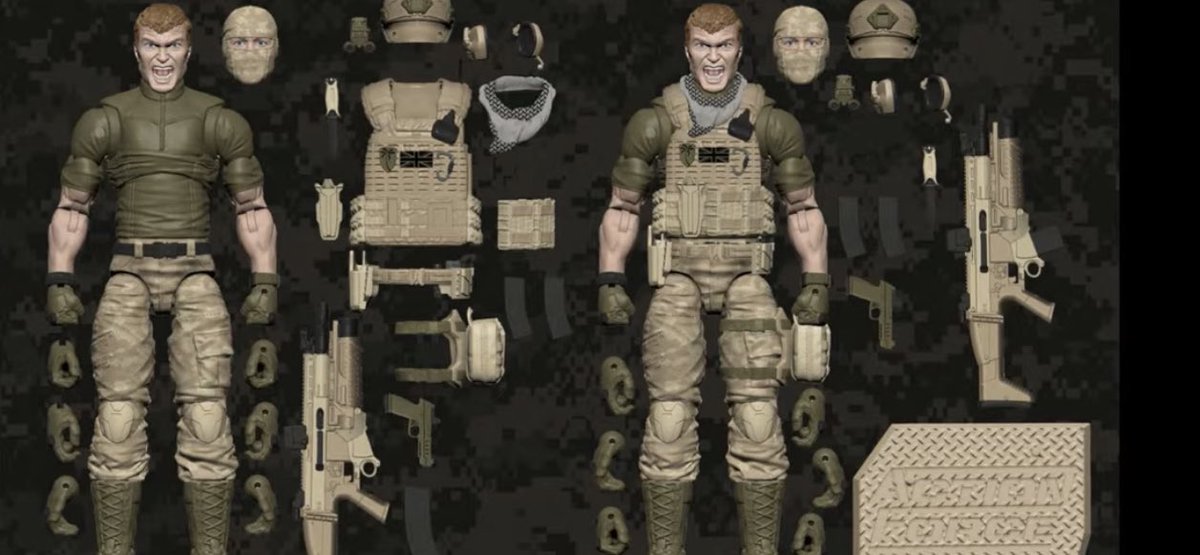 OhSnap17860397's tweet photo. 😲👍🏻🔥 #ActionForce #Valaverse #ValaFair Condor in pre-ActionForce gear, desert gear. Figure looks great for army building &amp; kit bashing! https://t.co/wMzh3MfcFE
