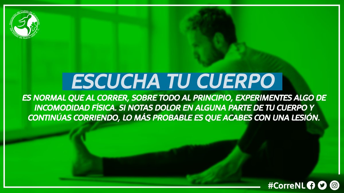 El running es un excelente medio🙌 para saber qué es lo que más necesita nuestro cuerpo☝️, de escucharlo🗣️ y sentir lo que más queremos a la hora de hacer un entrenamiento🏃🏻‍♂️.

#CorreNL #Runner #Running #EmpezarElRunning