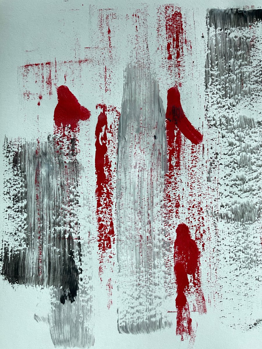 Painted today. Nothing special or advanced… just wanted to get #paint to #canvas. #painting #art