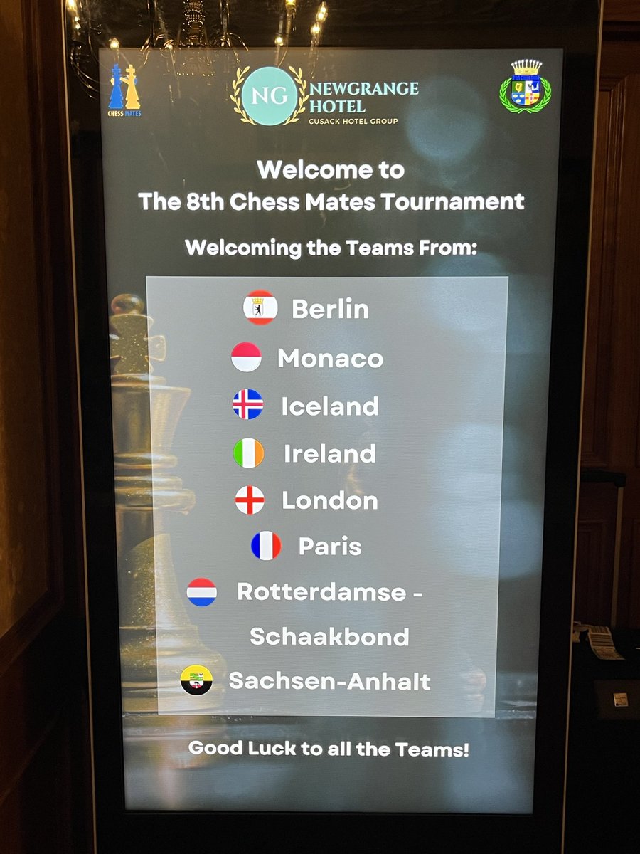 allison badacsonyi (@abadacsonyi) on Twitter photo Well done Team London (minus 1) , 2 team wins today, going all out for 5th place tomorrow 🤞<a href="/ChessMatesInter/">ChessMates International</a> <a href="/NewgrangeHotel/">Newgrange Hotel</a> <a href="/ecfchess/">English Chess Federation (ECF)</a> <a href="/ECFJuniors2023/">England Juniors</a> <a href="/ECFonlinechess/">ECFonline</a> <a href="/ECFSchools/">ECF Schools Chess</a> Well done Team London (minus 1) , 2 team wins today, going all out for 5th place tomorrow 🤞<a href="/ChessMatesInter/">ChessMates International</a> <a href="/NewgrangeHotel/">Newgrange Hotel</a> <a href="/ecfchess/">English Chess Federation (ECF)</a> <a href="/ECFJuniors2023/">England Juniors</a> <a href="/ECFonlinechess/">ECFonline</a> <a href="/ECFSchools/">ECF Schools Chess</a>