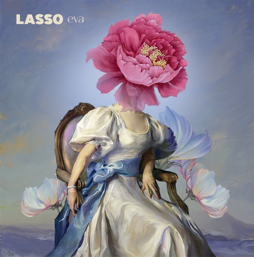 LassoMusica's tweet photo. esta es la portada de EVA
mi cuarto disco😱😱😱😱

y adivinen qué???
lo estrenamos este 16 de Marzo!!!! 
😱🌺😱🌺😱🌺😱🌺😱 https://t.co/Er5ObxBEf4