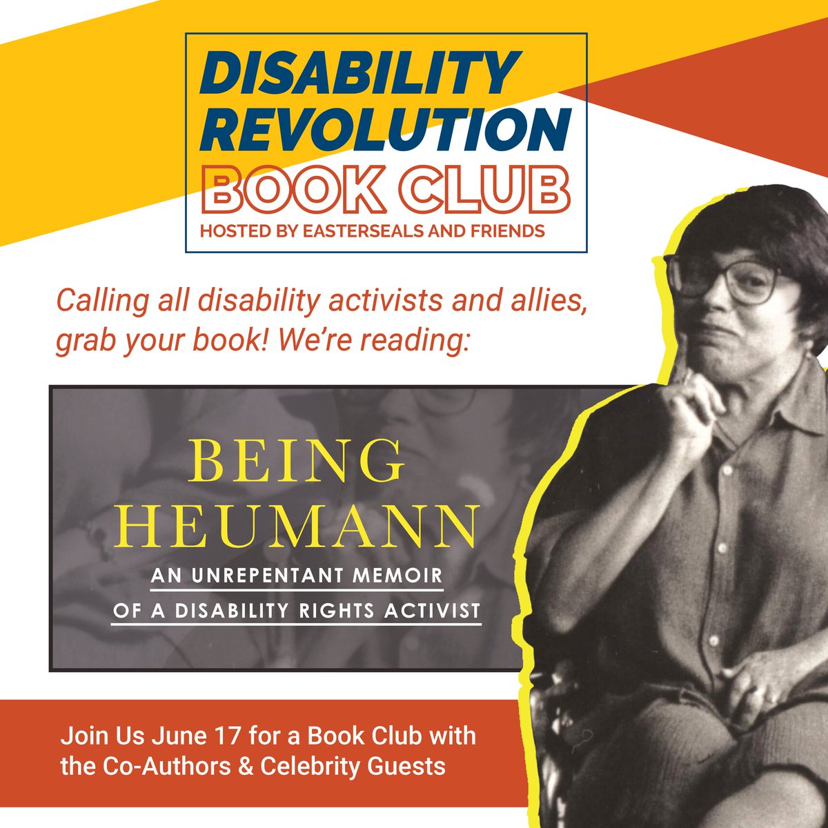 EastersealSoCal's tweet photo. We are sad to learn of the passing of our friend, Judith Heumann. She was a warm, engaging person and a dedicated activist for disability rights. Sharing memories from our panel at Sundance in 2020 and the virtual Disability Revolution Book Club later that year. #RIPJudithHeumann https://t.co/ALLJ87w3JP