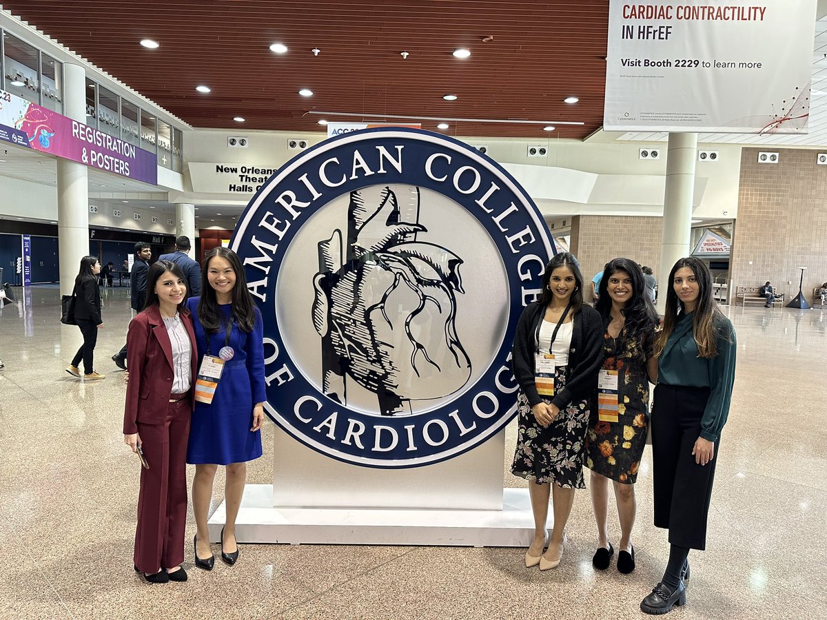 ShayV_MD's tweet photo. Women of GW representing at ACC in New Orleans!! @ACCinTouch #acc #wic #ACC2023 #ACC #Cardiology #WomensHistoryMonth 
@GWSMHS https://t.co/HZ1abwYVvF