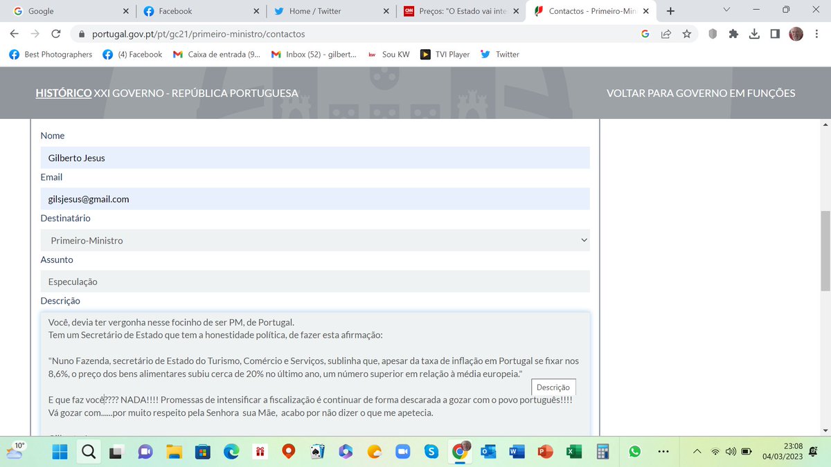 Alcorraz's tweet image. Email que acabei de enviar para o Costinha.