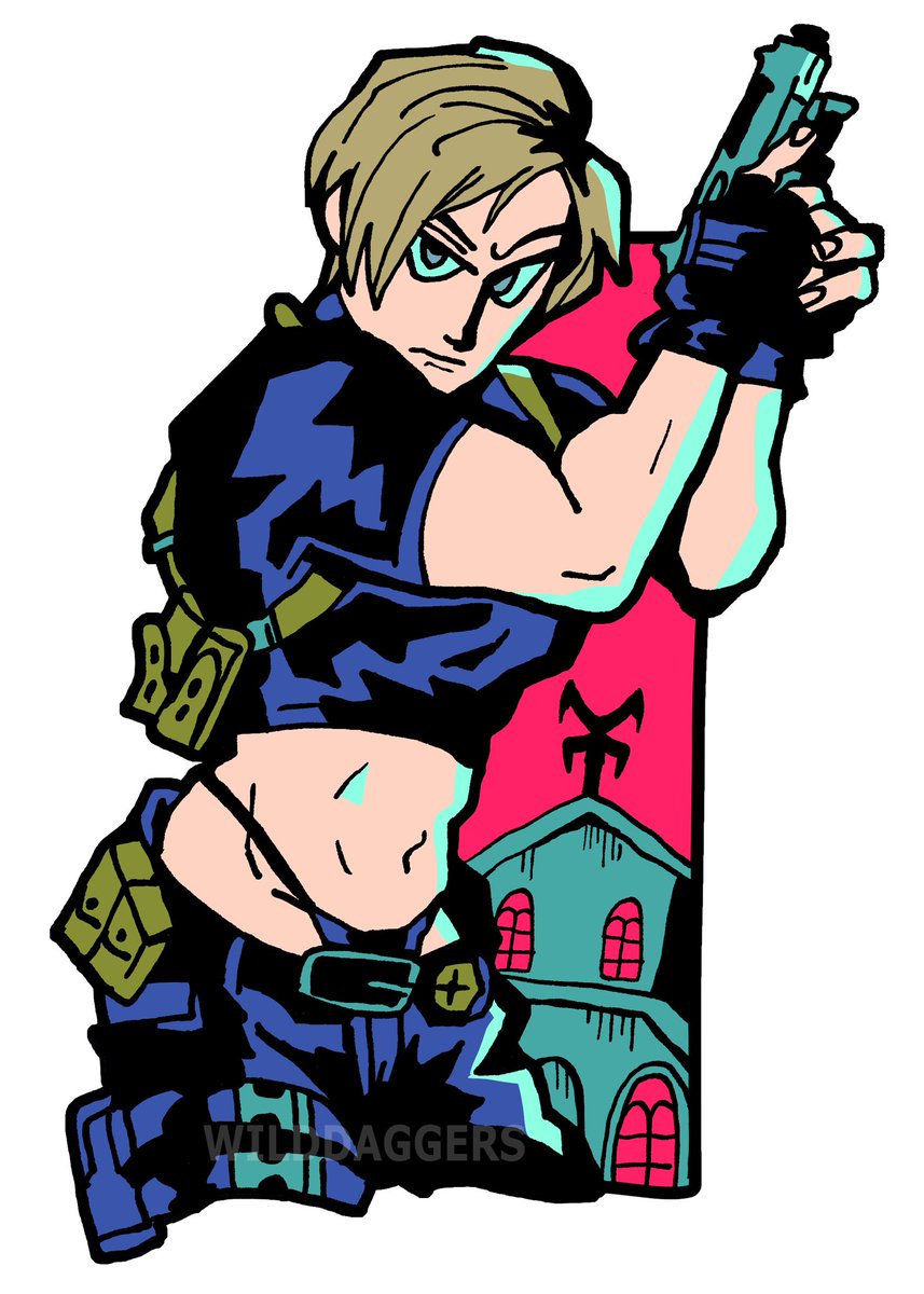 レオン・S・ケネディ 「this was always my favorite part of re4 」|💘sam💘のイラスト