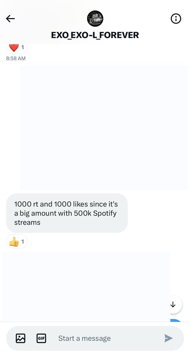 EXOWWStream's tweet photo. 📢Hello EXO-Ls!

We got deal for $150 from @EXO_EXOL_5814 for:
•500k added streams for Growl for 1 week
•1k LIKES &amp; RT

Start: Mar. 5 (1pmKST)
End: Mar. 12 (1pmKST)

Funds will be use for EXO comeback.
Help us to reach it as fast as possible.

Please SPREAD.❤️
#EXO @weareoneEXO https://t.co/H3ypB8zQ6L