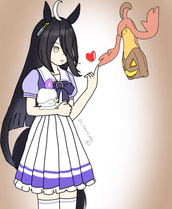 カフェはゴースト系と仲良さそう #マンハッタンカフェ生誕祭2023 