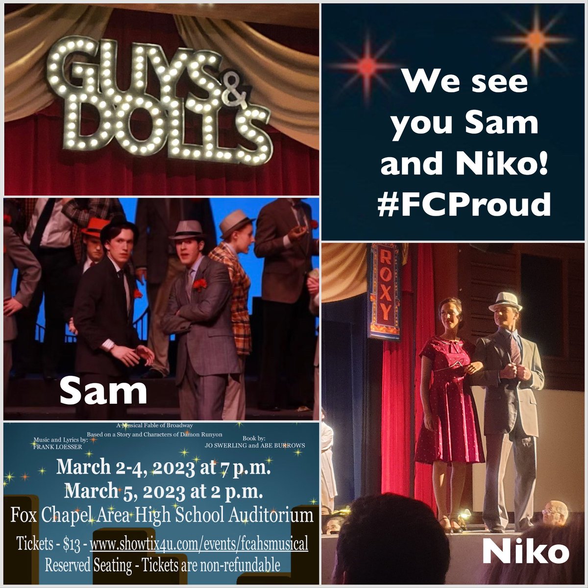 foxchapelhky's tweet photo. Support our FC Hockey players and the FC Music Department! 
Come on out and see the show!!
Click the link below and watch the PREVIEW of GUYS AND DOLLS! #hockeyfamily #teammates 
@FxCAthletics @FCMusicDept @FCStudentSec @SwiftFoxMedia 
WATCH IT HERE:
https://t.co/Y8LErGxEvi https://t.co/oQLPBW3MXo