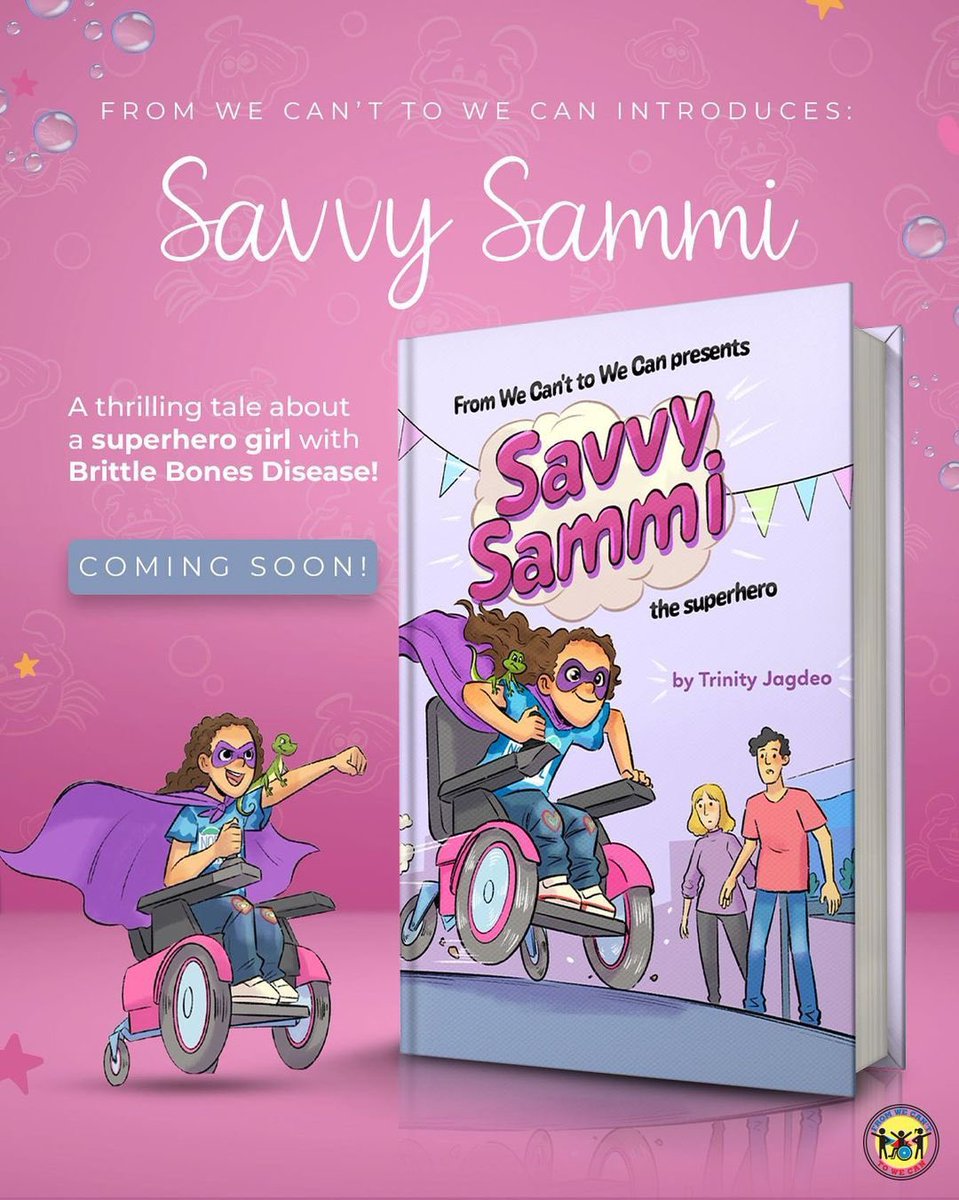 So glad to announce my new book @WeCant2WeCan #disability #wheelchair #book