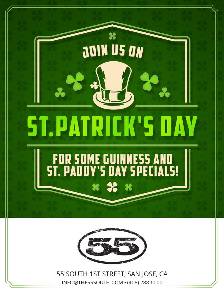 Grab your best green garb and join us for St. Patrick's Day!