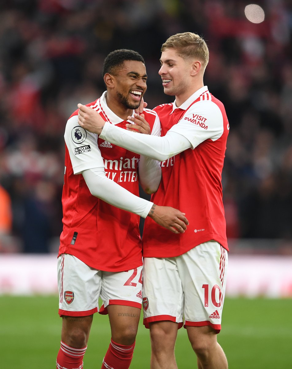 Made at Hale End ❤️

<a href="/ReissNelson9/">Reiss Nelson</a> 🤝 <a href="/emilesmithrowe/">Emile Smith Rowe</a>