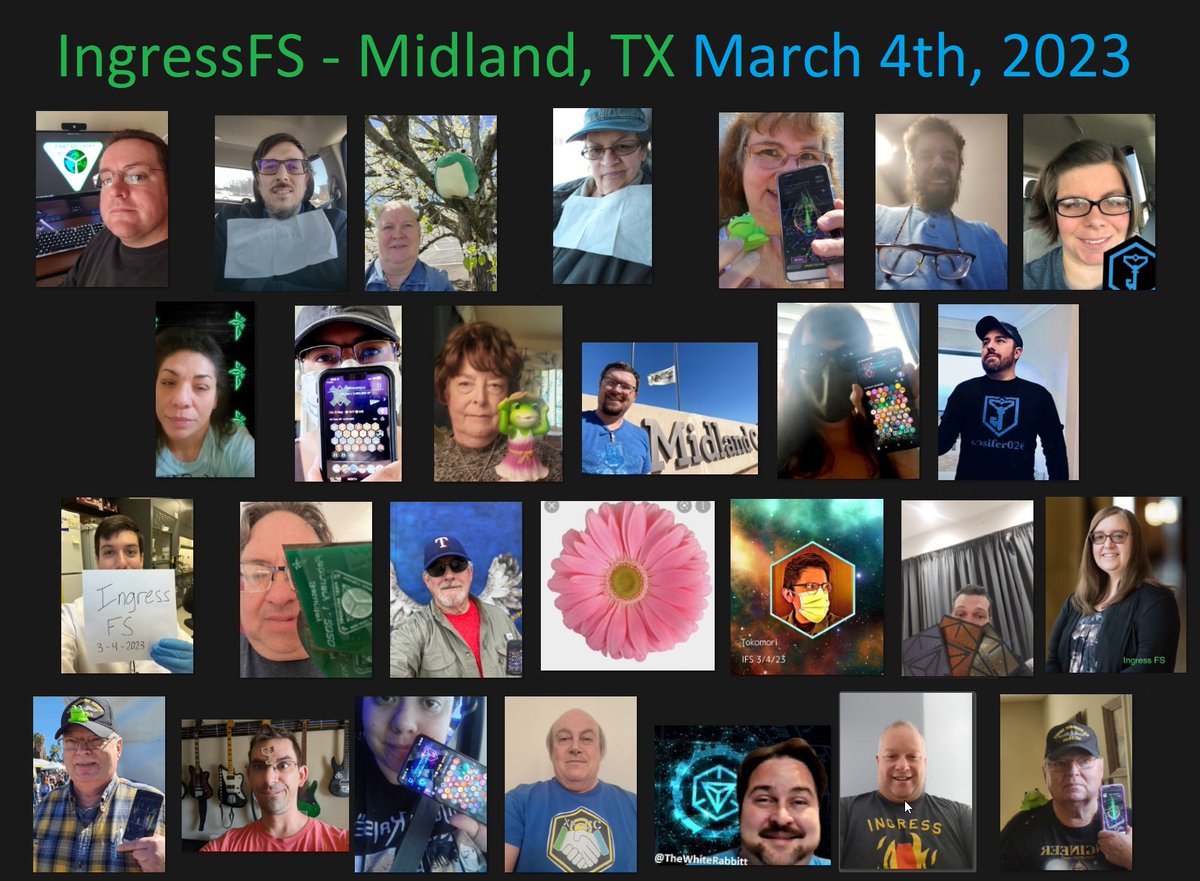 DuneGreystone's tweet photo. #IngressFS Midland, TX March 4th, 2023.  Thanks for playing everyone!! https://t.co/MuPK6k5Ost