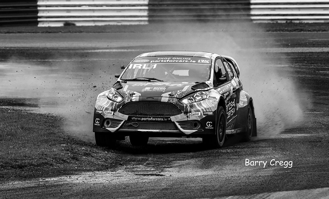 @DerekTohill busy kicking up the dust today during Rd1 of the @MotorsportIRL IRX Championship @Mondello_Park #rallycross #Racing #FordFiesta