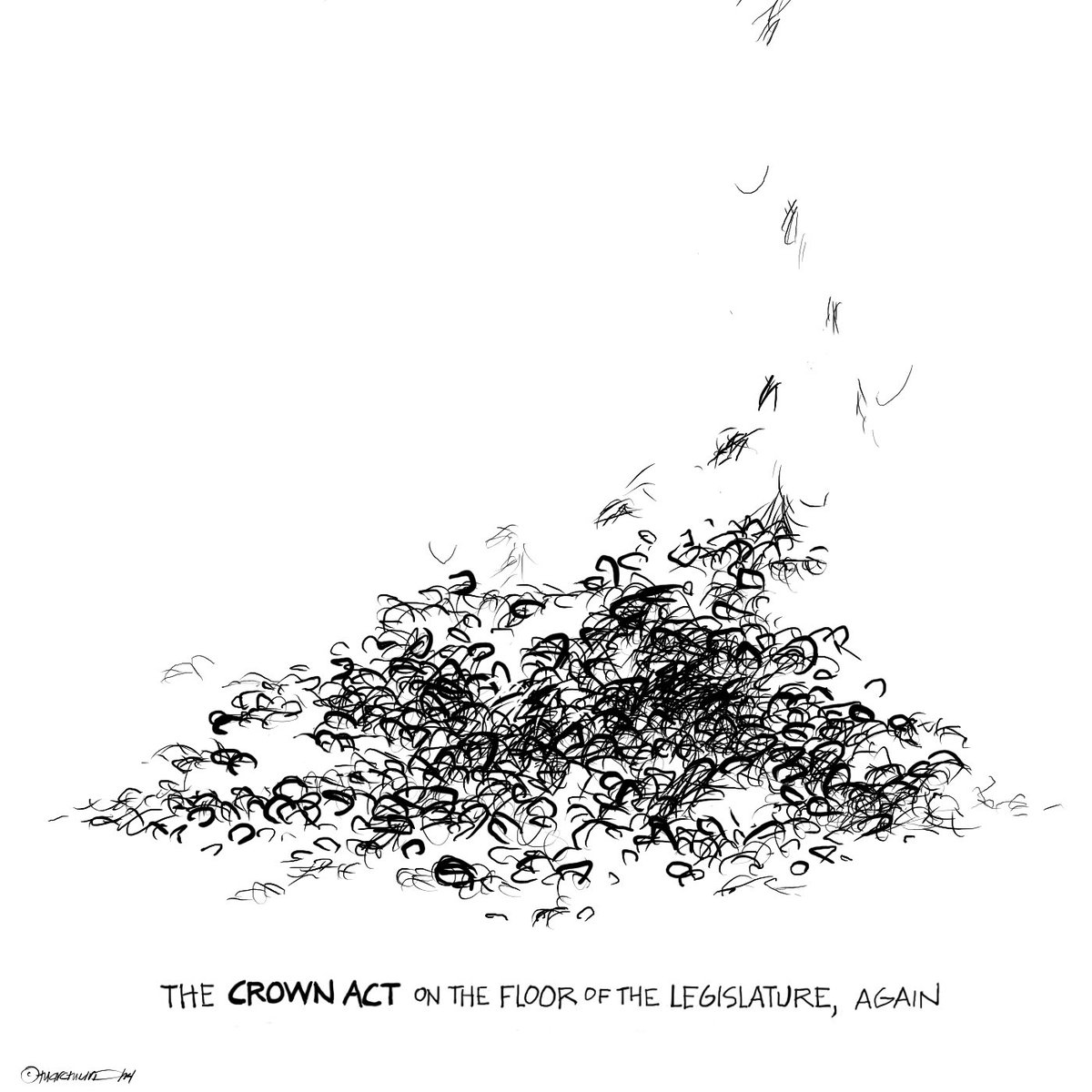 MurphyCartoons's tweet photo. There‘s a reason #TheCrownAct #SB63 never really makes it to the floor of the #KyGA #KYga23 and it’s not hard to guess. So much hard work by so many young people who are asking for something so simple, and right. Call your legislator. @atticaforky @Booker4KY https://t.co/0CPK5G4l0r