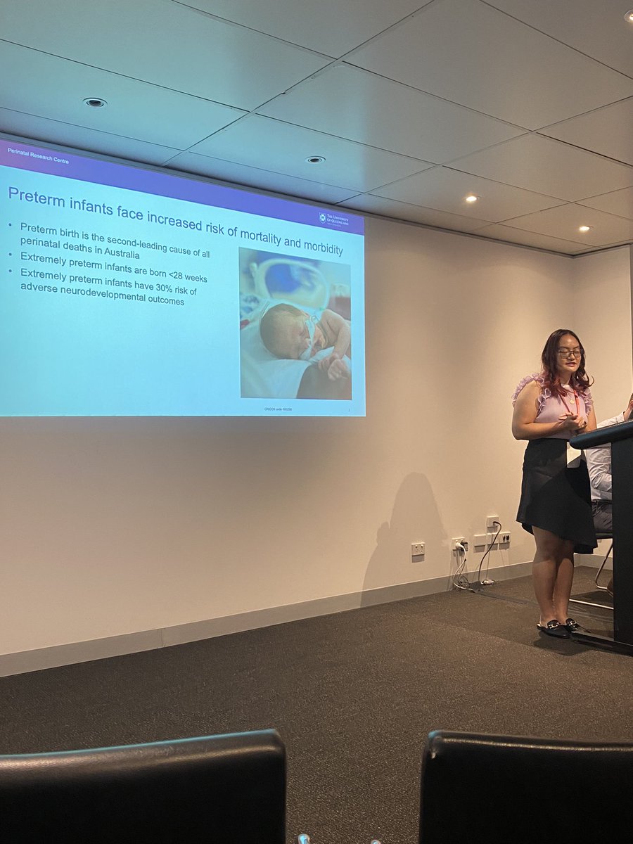 A great talk from Tam Nguyen (University of Queensland) trying to tease out instances of reduced blood volume and lymphatic flow in preterm infants 🩸 #FNWANZ2023