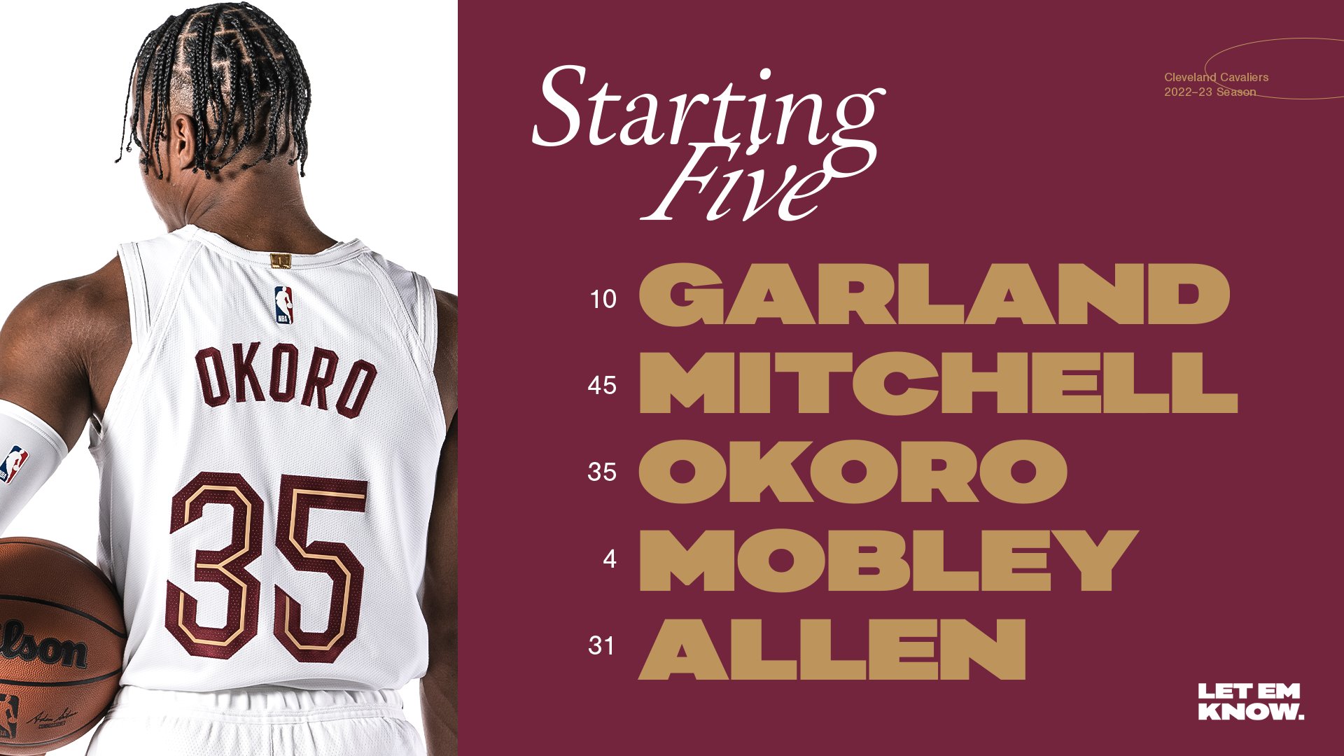 Cleveland Cavaliers on Twitter "S5️⃣ for tonight's game. Tune in at 7