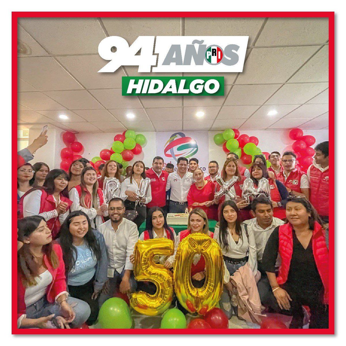 ¡Felicidades a la <a href="/RedJovenesHgo/">Red Jóvenes x México HIDALGO</a>!

Ustedes han demostrado que con la juventud nuestro país y estado avanza, vamos juntos a seguir construyendo la fuerza de México. 

Como dice nuestro Presidente <a href="/jmvalerapiedras/">Julio Valera Piedras</a>: ¡con los jóvenes todo, sin los jóvenes nada!
#50Aniversario
#LaRed