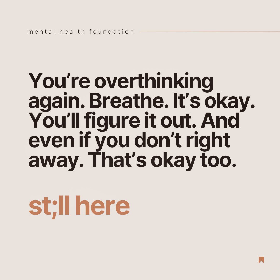 Trust yourself and take it one step at a time - you’ve got this.

#MentalHealthAwareness 💚￼