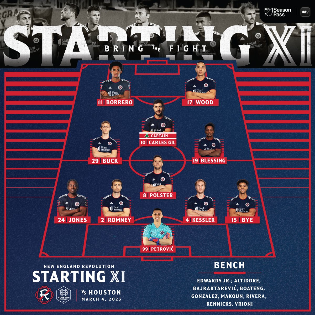 NERevolution's tweet photo. The XI at 🏡