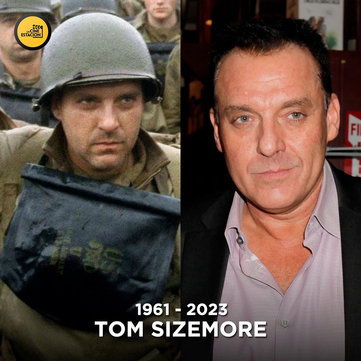 Luego de estar 15 días luchando por su vida tras sufrir una aneurisma cerebral, #TomSizemore, conocido por películas como 'Rescatando al soldado Ryan', 'Heat', 'La caída del Halcón Negro', entre otras, falleció a los 61 años 😞.

Descansa en paz, Tom.