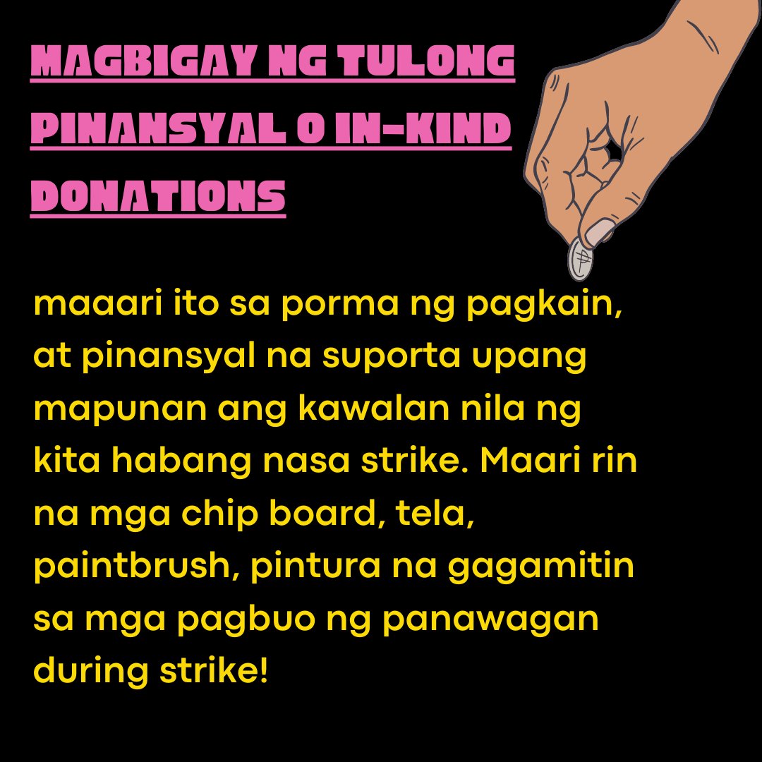 anakbayan_ph's tweet photo. Ma, para po! 💨

Narito ang mga iba't ibang paraan para maipakita ang suporta para sa ating mga jeepney drivers. 

#NoToJeepneyPhaseout https://t.co/cPLmoYiGU6