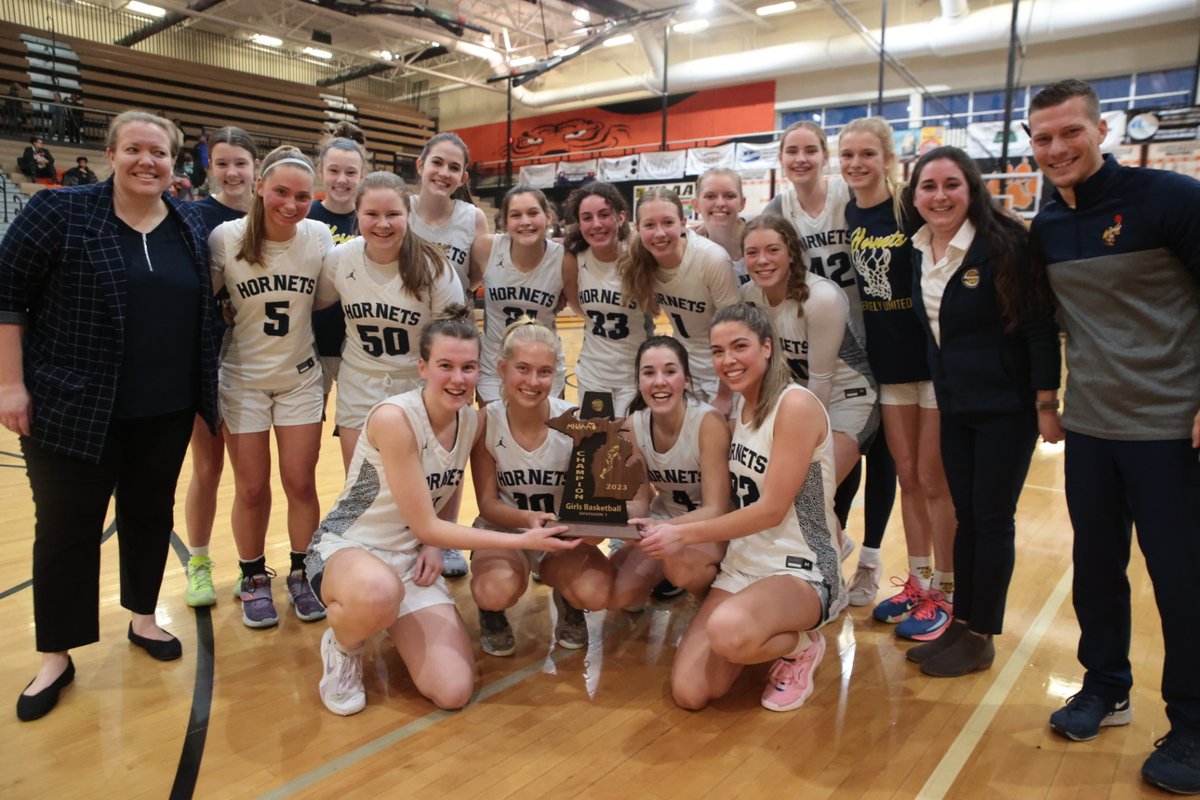 Saline girls basketball are the district champs!