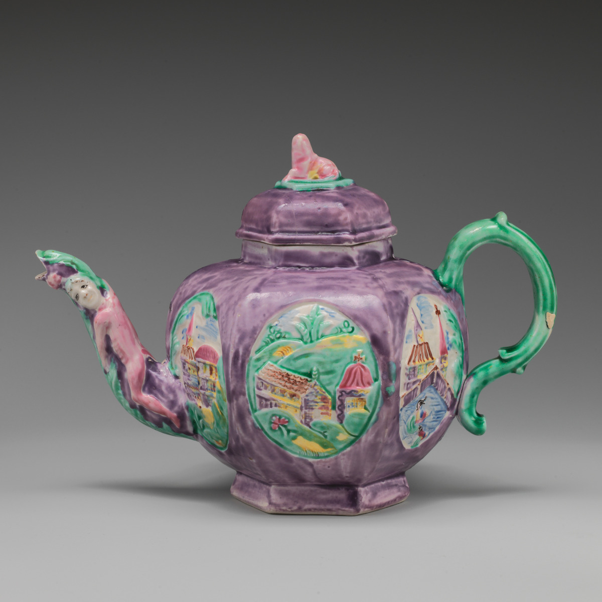Teapot, ca. 1755 #europeanart #themet metmuseum.org/art/collection…