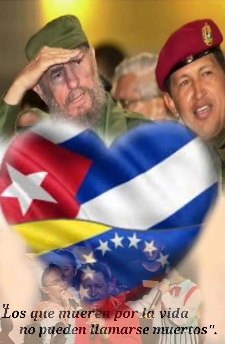 LeonVillaClara2's tweet photo. #ChavezVive #FidelPorSiempre 🇨🇺🇻🇪 https://t.co/4gkc1oshov