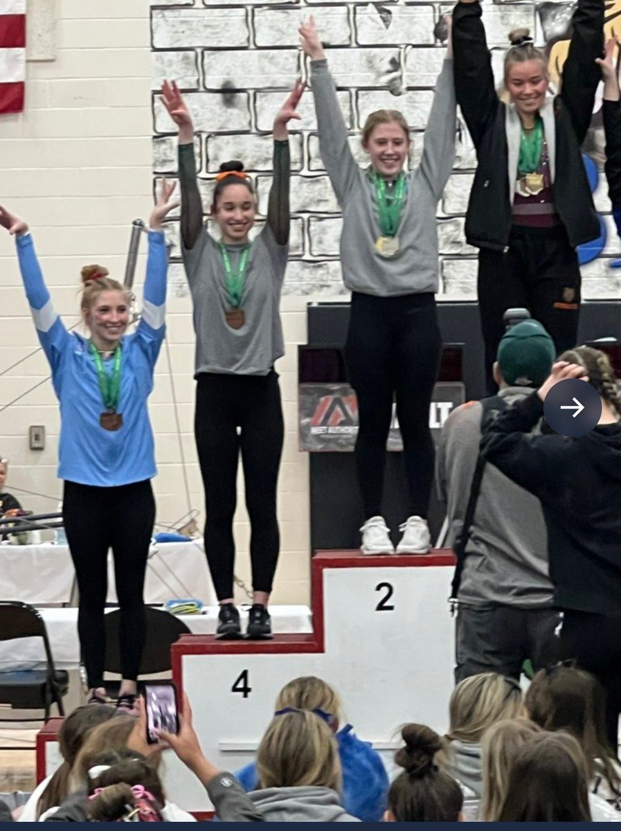 Congratulations to Hannah Salgado for placing 4th on beam and 4th in the all-around at the state gymnastics meet today!  Way to go!!  @AHS_MH, @auroraathletics, @DrPMilcetich @JLRsports @GreenmenSteward@ahsallsports@auroraadvocate
#UnitedGreenmen